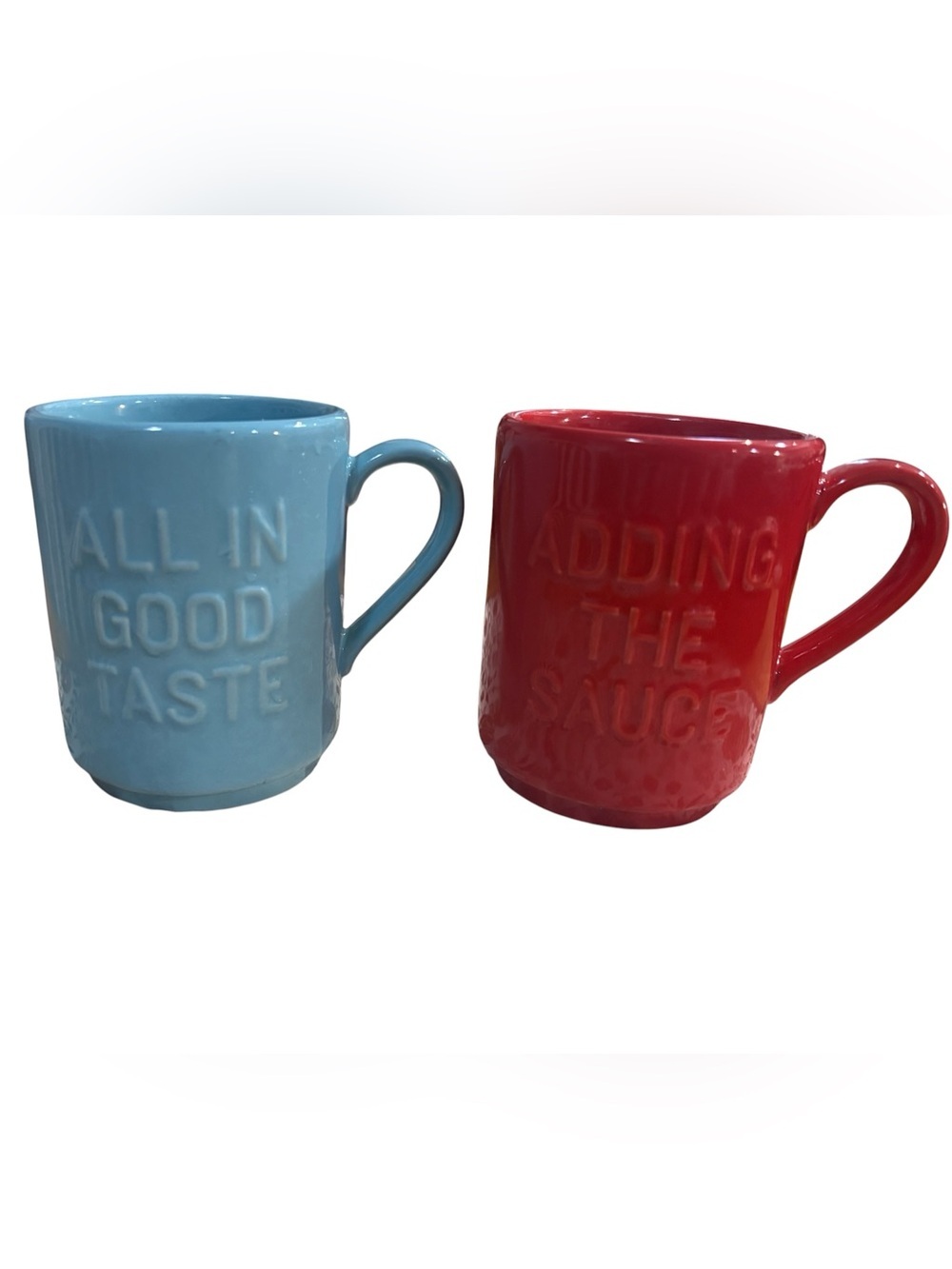 Kate Spade Lennox Mugs New York All in Good Taste Set of 2